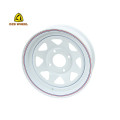 8 Spoke 4x100 13 Inch Trailer Steel Wheel