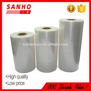 pvc shrink film for group bottle water packaging