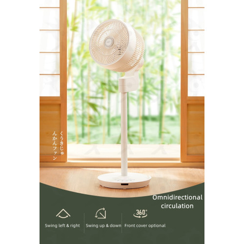 Weiß 16 &quot;Standfan mit Fernbedienung