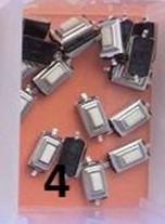 4# Muti-function remote key button, PCB button. It is easy for locksmith engineer to use