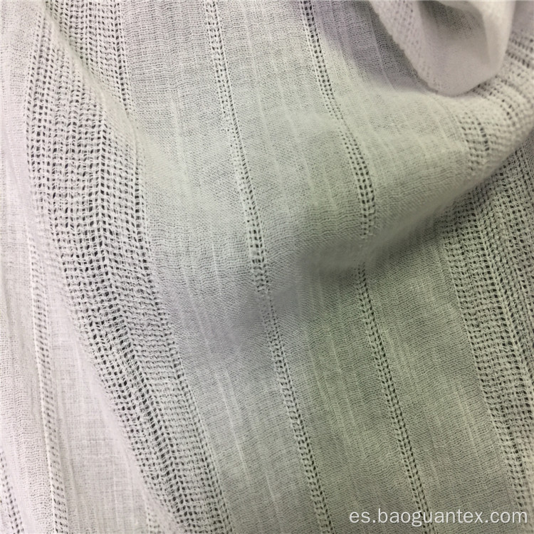 Prendas lisas blancas 100% algodón Dobby Textil