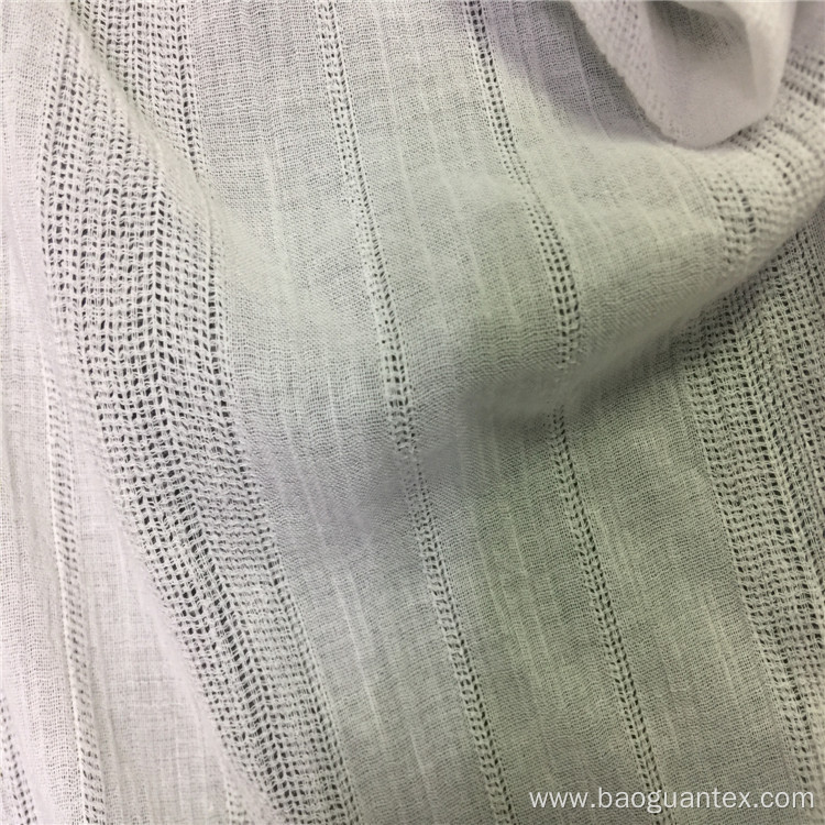 Garments Plain White 100% Cotton Dobby Textile