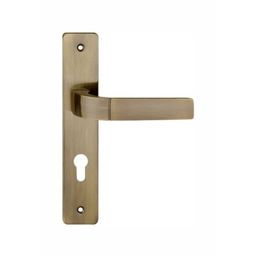 High quality large plate reversible mortise lever handle