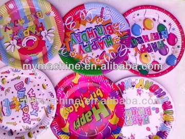 theme printed paper plates party paper plates