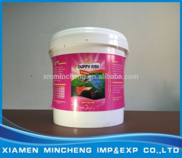 AQUAV Aquarium fish food Bucket Guppy fish Flakes 10L