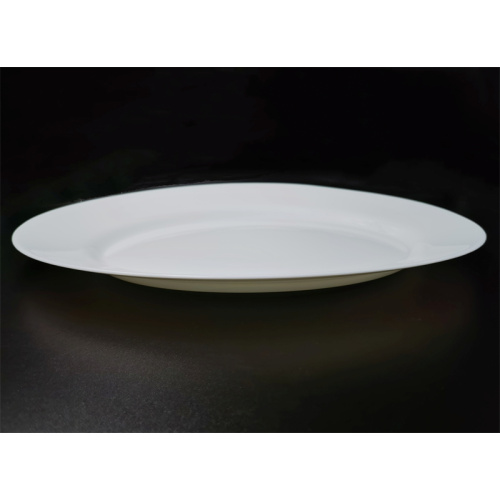 Hochwertige weiße Opal -Jade -Abendessen Sets