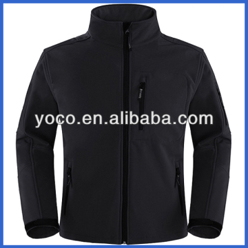 Polyester classic casual softshell jacket for men wear