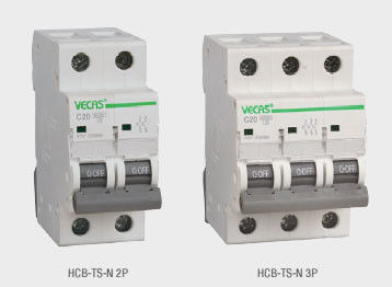 Double Pole General Mini Circuit Breaker , Screw Terminal Micro Circuit Breaker For Generator