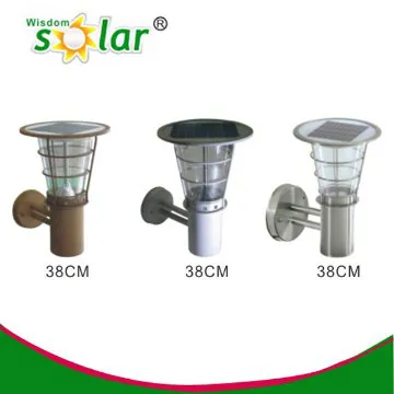 Solar Power Fence Gutter Light Outdoor Garden Yard Wall Pathway Lamp