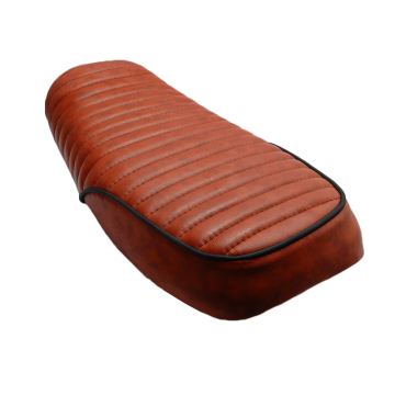 Universal Leather Motorcycle Seat for Cafe Racer: FPLUN008OR - Find Your Perfect Fit in Bike Accessories