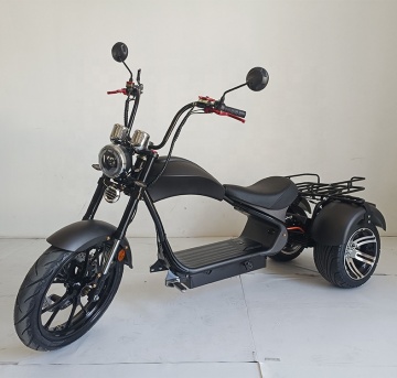 Scooter elétrico de três rodas do US Warehouse CityCoco com cesta