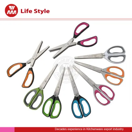colorful 5 blade herb scissors kitchenware