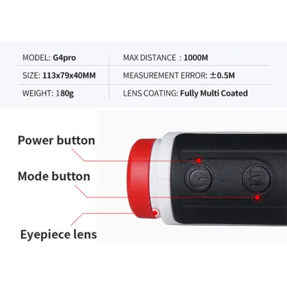 Professional Golf Rangefinder: Accurate Outdoor Distance Measurement Instrument