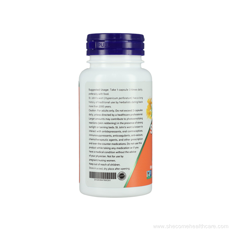 St. John's Wort Hypericum perforatum Extract Capsules
