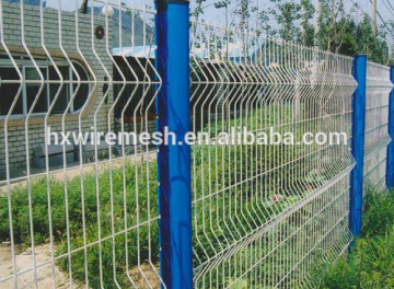 PVC Coated Frame Finishing and Steel Metal Type welded wire mesh fence