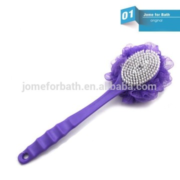 plastic handle mesh sponge bath brush body brush
