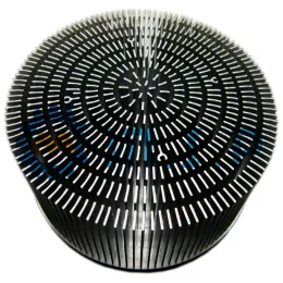 210mm round aluminum forged heatsinks