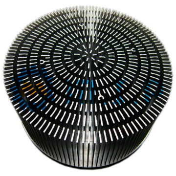 210mm round aluminum forged heatsinks