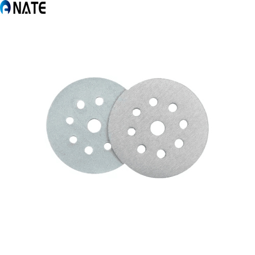 5Inch Aluminum Oxide Abrasive Disc 5-Inch White Sand Paper Hook And Loop Disc Manufactory