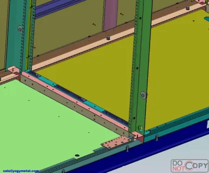 Outdoor electrical distribution rack cabinet