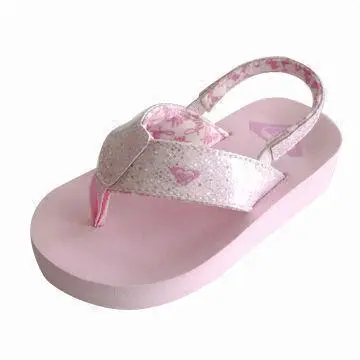 Flip-flops, Glitter PU Upper and High-quality EVA, Made for Polo Ralph Lauren, Super Comfortable
