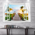 3D dust proof partition tapestry