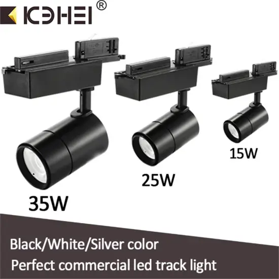 White Black Led Track Lights 15W 25W 35W