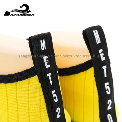 yellow neoprene waterproof diving shoes