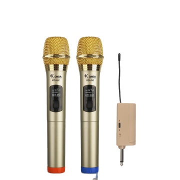 شمبانيا المحترفة Golden KDG2 microphone اللاسلكية اللاسلكية اللاسلكية