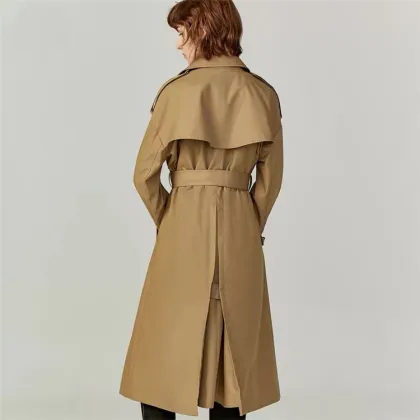 Custom Women Fashionable  New Polyester Trench Coat