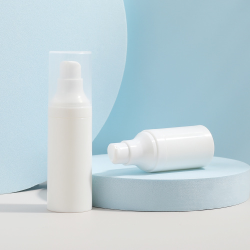 Liquid Airless Bottle Wholesale Frosted White Airless Bottles for Travel Lotion Factory