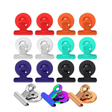 Ímãs de clipes magnéticos de cor para geladeira geladeira