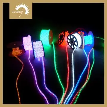 FLAT 3WIRES MULTICOLOR WTERPROOF AND INSIDEUSE LED ROPE LIGHT
