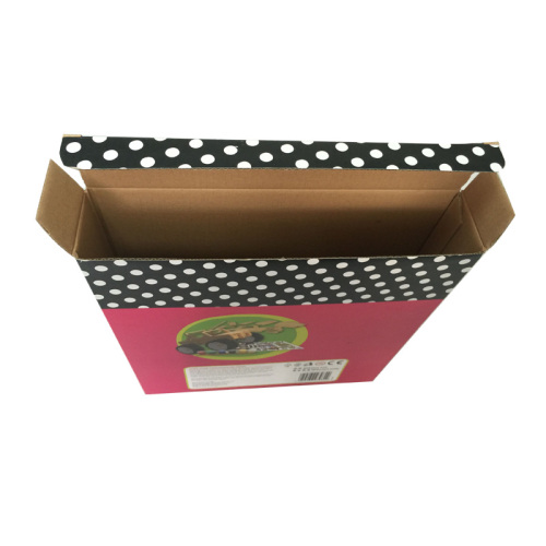 Rectangular Toy Packaging CMYK Printed Corrugated Paper Box