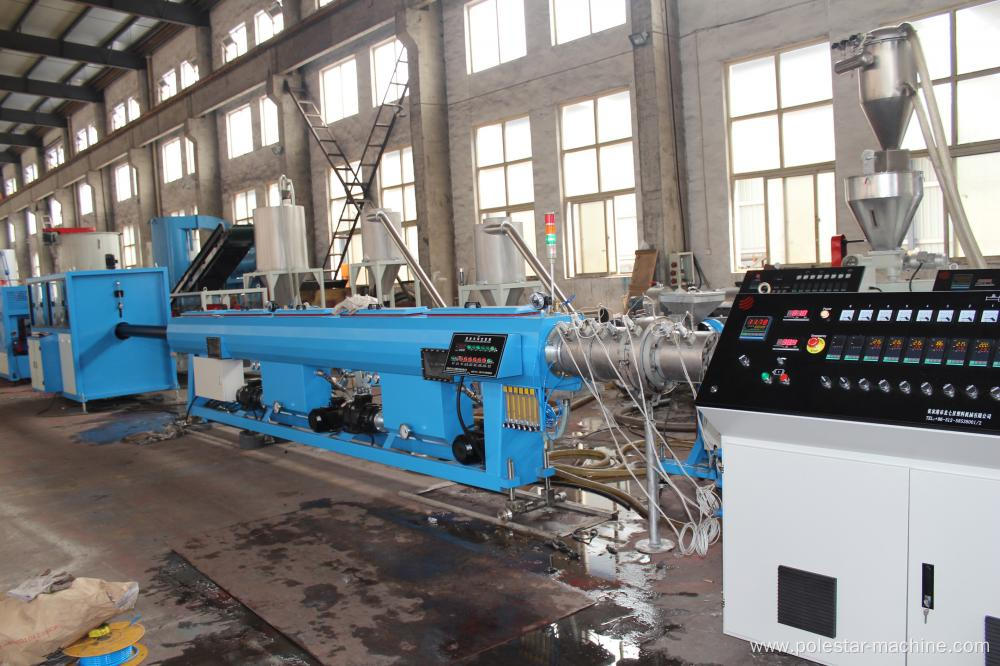 SJ45 Single HDPE Screw Extruder Pipe Making Machine