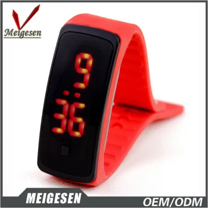 Retail led watches customized logo 30 meter water resistant fashion led watches