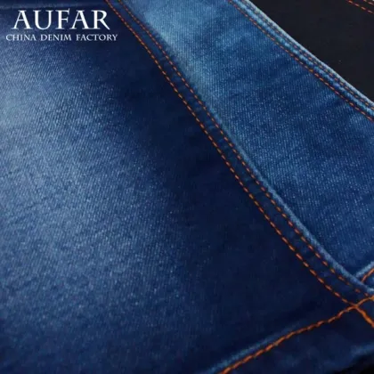 woven yarn dyed bamboo denim clothing textile fabric