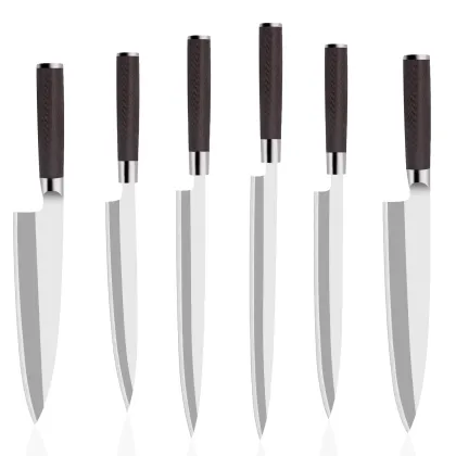 Professional 440C Japanese Kitchen Knives Set for Sashimi and Sushi