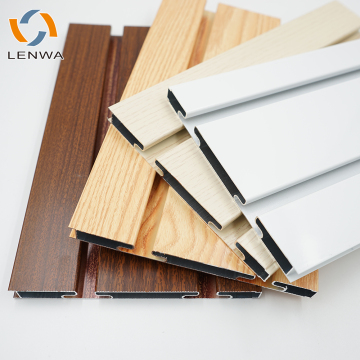 Lenwa Aluminium Slat Slat Wall Board لاستخدام البيع بالتجزئة أو المرآب