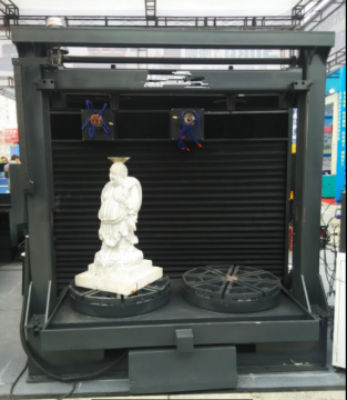 2 heads 4 axis 3D Stone CNC Router