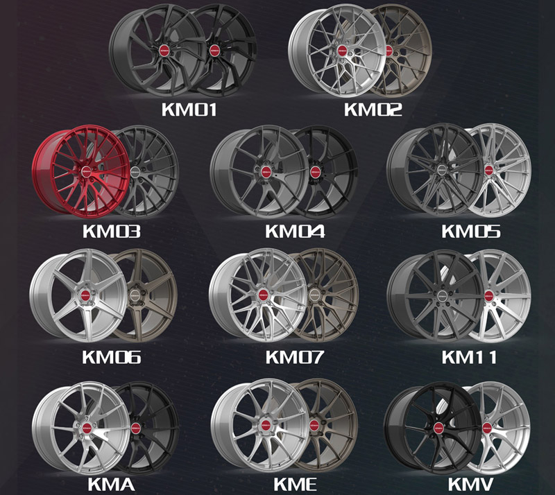 factory direct sale customized alloy car rims forged wheels