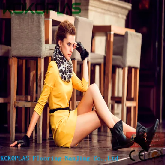 Commercial Residential Printed Hard Wearing Vinyl Flooring