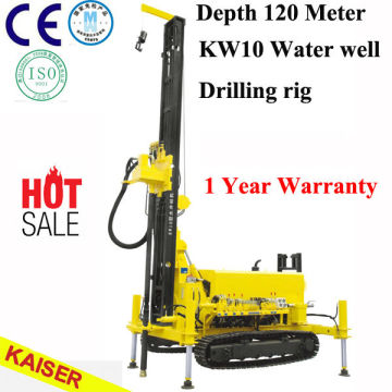 120-300m crawler mounted KW10 KW20 KW30 used portable water well drilling rigs for sale
