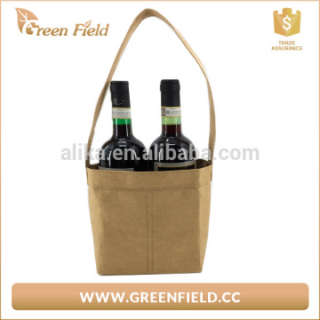 Cheap custom party kraft paper Wine gift Bag for Bottles