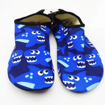 Wholesale Lightweight Custom High-Quality Anti-Slip TPR Rubber Base Kid Beach Water Shoes