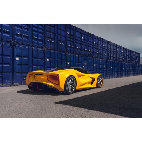 The most powerful production car Lotus Evija Yellow