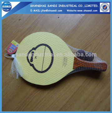 promotional wooden beach tennis racket for kids and gifts
