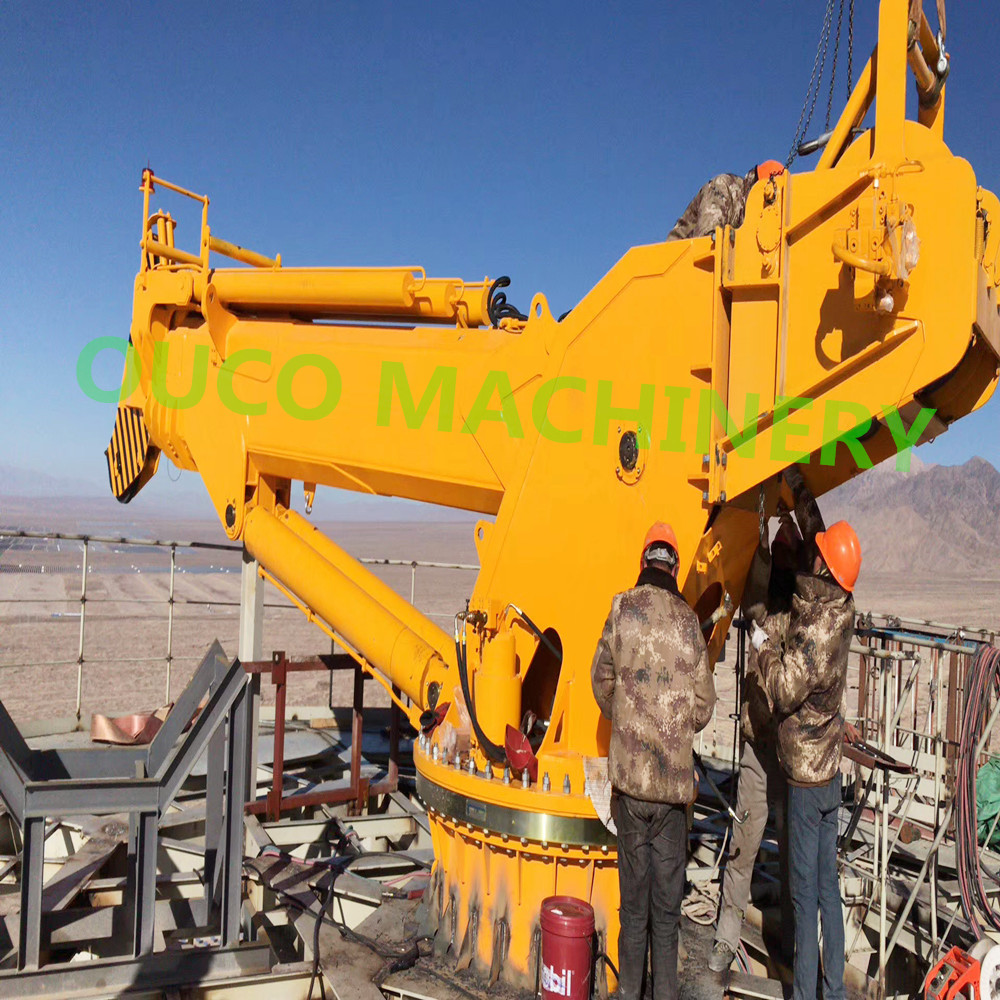 8 ton offshore hydraulic crane