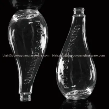 Screw Top Custom Hand Soap Glass Bottle 375ML