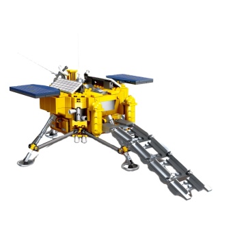 JieStar 59012: Lunar Rover Plastic Building Block Toy - Perfect DIY Assembling Gift for Kids Birthday